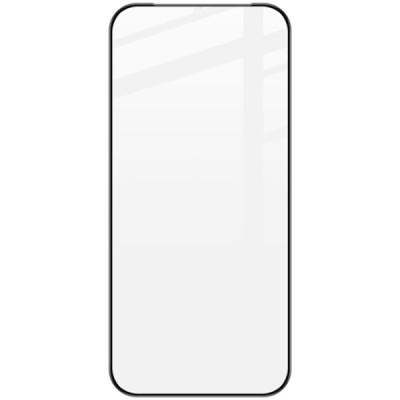 Google Pixel 9a „Imak“ Tempered Glass sustiprintos apsaugos juodas pilnai dengiantis apsauginis ekrano stiklas | Priedai.lt