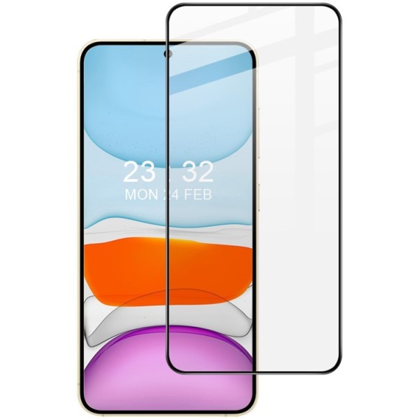 "IMAK" Tempered Glass pilnīgi aizsedzams ekrāna aizsargstikls - melns (Galaxy S25+)