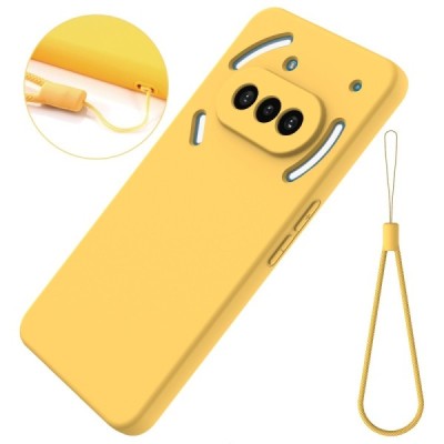 Nothing Phone 3a Shell kieto silikono (TPU) dėklas geltonas - nugarėlė | Priedai.lt