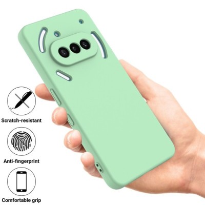 Nothing Phone 3a "Shell" cieta silikona (TPU) apvalks - zaļš | vacins.lv