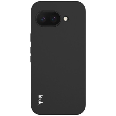 Google Pixel 9a „Imak“ cieta silikona (TPU) melns apvalks | vacins.lv