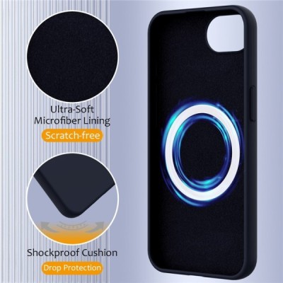 "Shell" MagSafe Hard Silicone (TPU) Case Cover - dark blue (iPhone 17e / 16e)