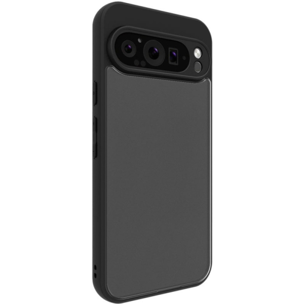 "Mofan" caurspīdīgs cieta silikona (TPU) apvalks - melns (Pixel 9 Pro XL)