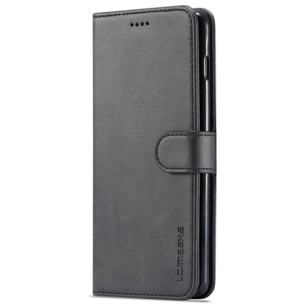 "LC.IMEEKE" atvēramais maciņš - melns (Galaxy S10)