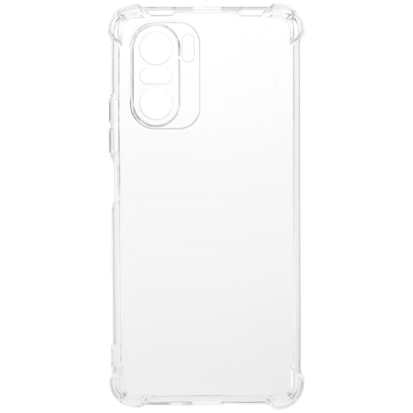 Pastiprinātas aizsardzības cieta silikona (TPU) vāciņš - dzidrs (Poco F3 / Mi 11i)