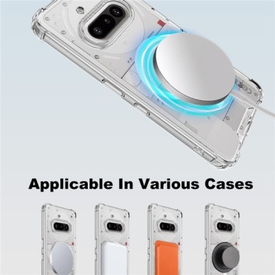 Nothing Phone 3a "IMAK" Candy MagSafe cieta silikona (TPU) apvalks - dzidrs | vacins.lv