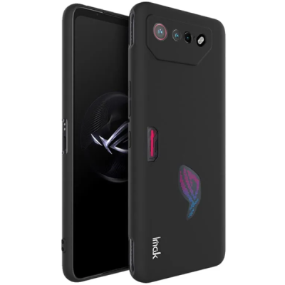 Asus Rog Phone 7 „Imak“ kieto silikono TPU juodas dėklas - nugarėlė | Priedai.lt