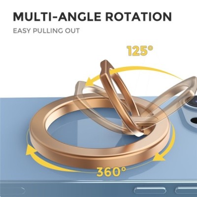 "AHASTYLE" Aluminum Kickstand telefona turētājs - rozs | Vacins.lv