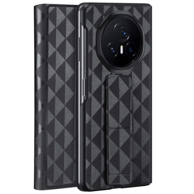 Huawei Honor Magic V3 5G „Dux Ducis“ Fitt serijos atverčiamas juodas dėklas - piniginė | Priedai.lt