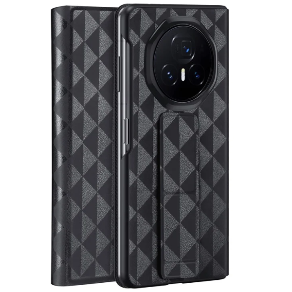 „Dux Ducis“ Fitt atverčiamas dėklas - juodas (Honor Magic V3 5G)