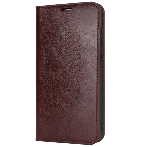 Solīds atvērams maciņš - brūns (Galaxy A55)