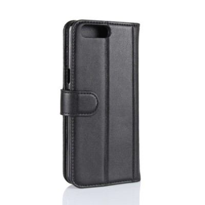 OnePlus 5 Binfen atverčiamas juodas odinis dėklas - piniginė | Priedai.lt