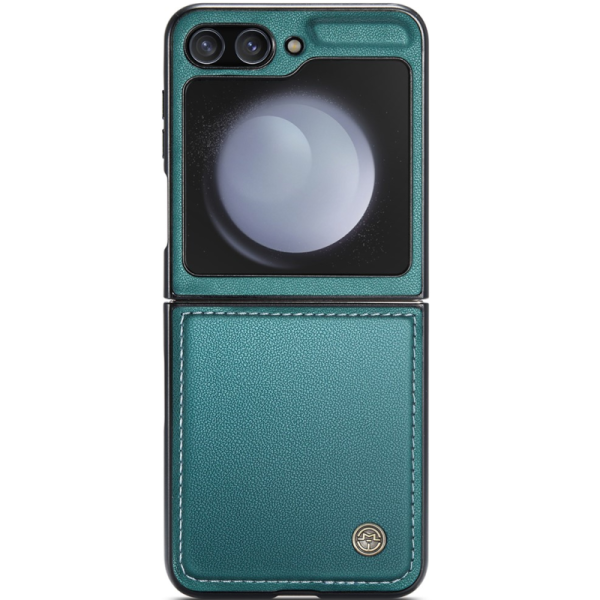 „CaseMe“ Leather plastmasas apvalks - zaļš (Galaxy Flip7 FE / Flip6)