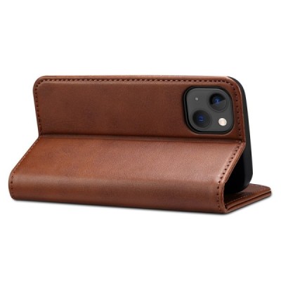 Apple iPhone 15 "Suteni" brūns atvērams maciņš, maks | Vacins.lv