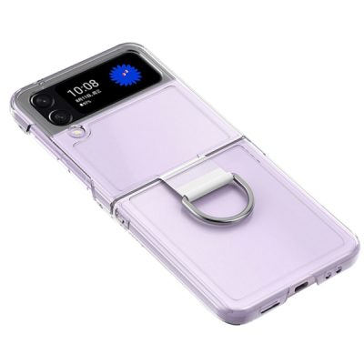 Samsung Galaxy Flip4 „Ring“ plastikinis skaidrus dėklas - nugarėlė | Priedai.lt