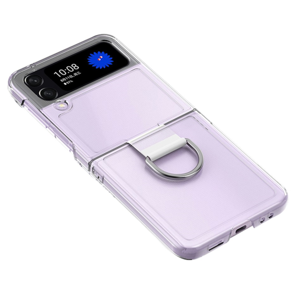 „Ring“ plastmasas apvalks - dzidrs (Galaxy Flip4)