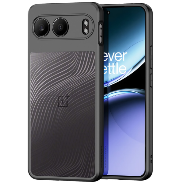 „Dux Ducis“ Aimo apvalks - dzidrs / melns (OnePlus Nord 4)