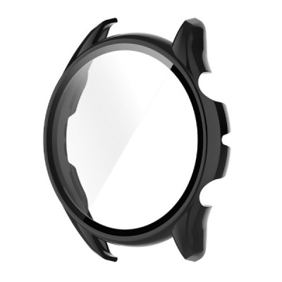 Huami Amazfit GTR 3 / GTR 3 Pro išmaniojo laikrodžio kieto silikono (TPU) dėklas - juodas | Priedai.lt