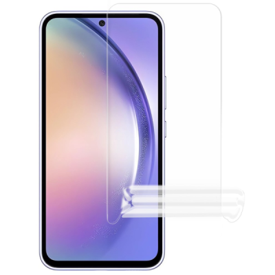 Samsung Galaxy A55 JUNLI (TPU) skaidri apsauginė pilnai dengianti ekrano plėvelė | Priedai.lt