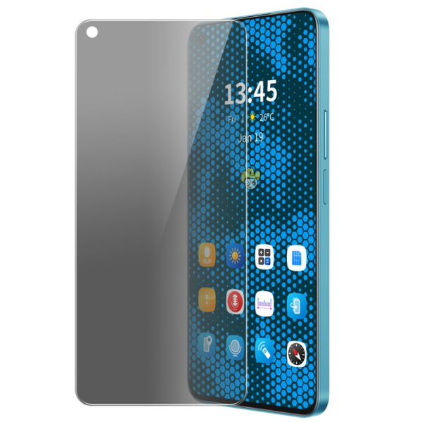 "Calans" Tempered Glass melns ekrāna aizsargstikls - privāta (OnePlus Nord CE)