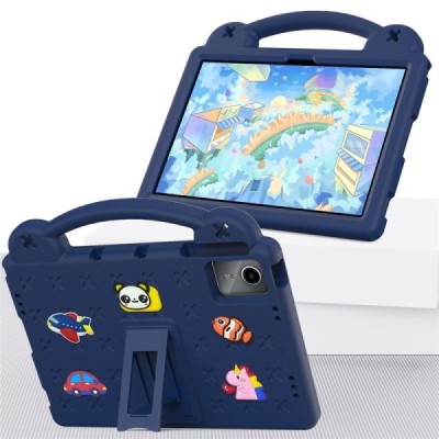 Huawei MatePad SE 11 / Lenovo Tab M11 / Xiaoxin Pad 11 2024 / Xiaomi Redmi Pad SE „Eva“ sustiprintos apsaugos dėklas mėlynas nug