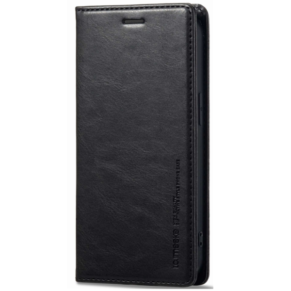„LC.IMEEKE“ atverčiamas dėklas, knygutė - juodas (iPhone 12 Mini)