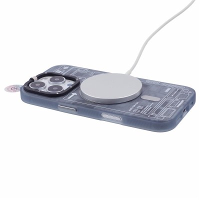 Apple iPhone 16 Pro "YOUNGKIT" tehnoloģijas MagSafe TPU matēts vāciņš - aizmugure - pelēks | vacins.lv