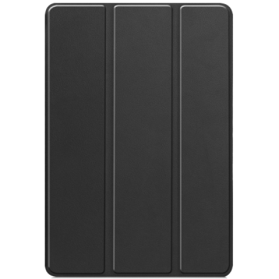 Samsung Galaxy Tab S10 FE+ atverčiamas juodas odinis dėklas - knygutė su vieta liestukui | Priedai.lt