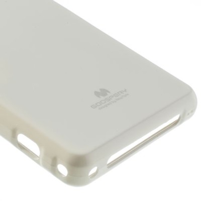 Sony Xperia Z1 Compact baltas Mercury kieto silikono (TPU) dėklas / Priedai.lt