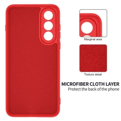 OnePlus Nord 5 "Shell" cieta silikona (TPU) apvalks - sarkans | vacins.lv