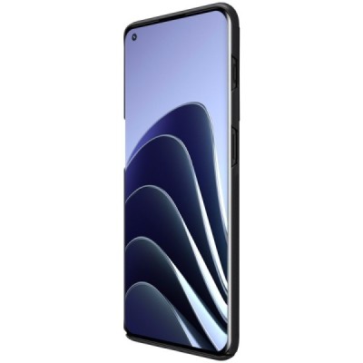 Nillkin Frosted Shield OnePlus 10 Pro melns plastmasas apvalks futrālis | Vacins.lv