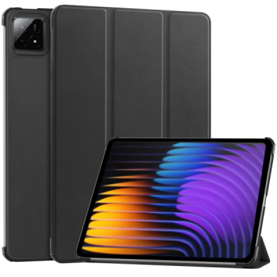 „Saige" Flip case - Black (Xiaomi Pad 7 / Pad 7 Pro / Pad 8 / Pad 8 Pro)