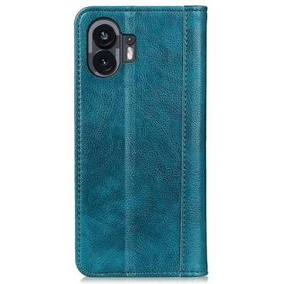 Nothing Phone 2 Binfen Solid atvēramais zaļš maciņš - maks | Vacins.lv