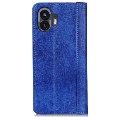 Nothing Phone 2 Binfen Solid atvēramais zils maciņš - maks | Vacins.lv