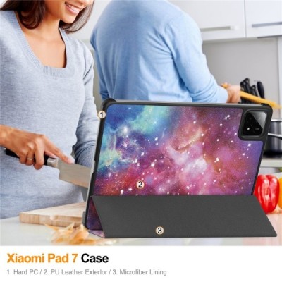 "Cosmo" tahke kaaned (Xiaomi Pad 7 / Pad 7 Pro / Pad 8 / Pad 8 Pro)