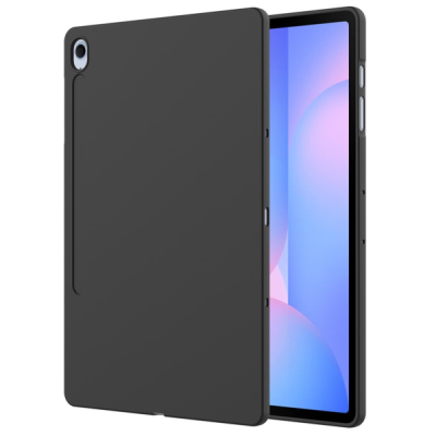 Samsung Galaxy Tab S10 FE+ Shell kieto silikono TPU juodas dėklas - nugarėlė | Priedai.lt