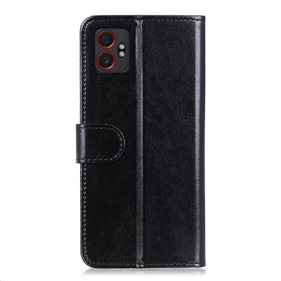 Samsung Galaxy XCover7 Pro Binfen atvēramais melns maciņš - maks | Vacins.lv