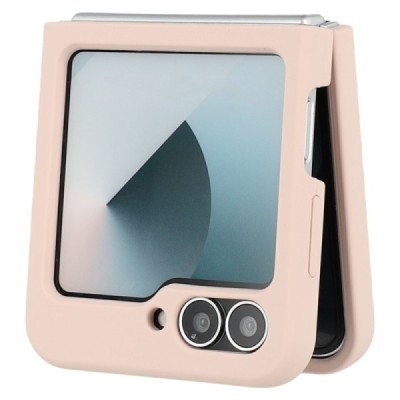 Samsung Galaxy Flip6 "Shell" cieta silikona (TPU) apvalks - rozs | vacins.lv