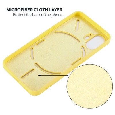 Nothing Phone 2 "Shell" cieta silikona (TPU) apvalks - dzeltens | vacins.lv