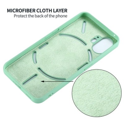 Nothing Phone 2 Shell kieto silikono (TPU) dėklas žalias - nugarėlė | Priedai.lt