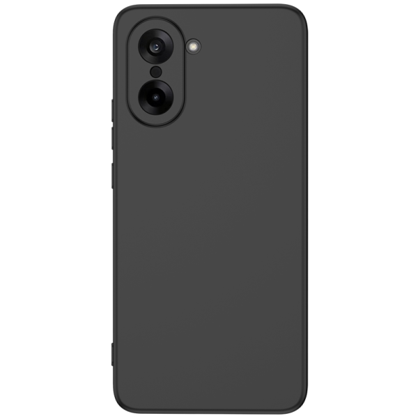 "Shell" cieta silikona (TPU) apvalks - melns (OnePlus Nord CE5)