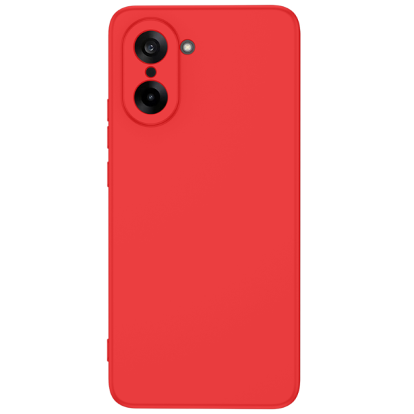 "Shell" cieta silikona (TPU) apvalks - sarkans (OnePlus Nord CE5)