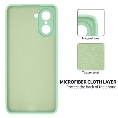 OnePlus Nord CE5 "Shell" cieta silikona (TPU) apvalks - zaļš | vacins.lv