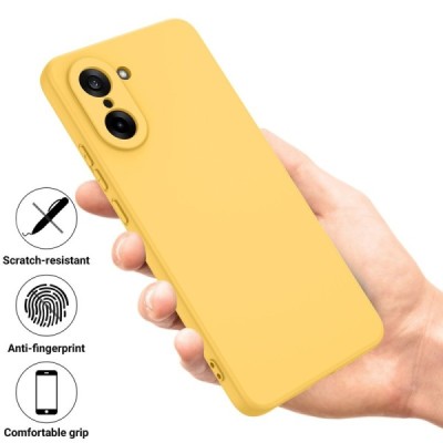 OnePlus Nord CE5 "Shell" cieta silikona (TPU) apvalks - dzeltens | vacins.lv