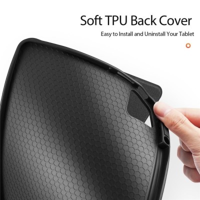 Xiaomi Pad 7 / Pad 7 Pro „Dux Ducis“ Domo atvēramais melns maciņš - maks ar vietu, kur ielikt stylus | Vacins.lv