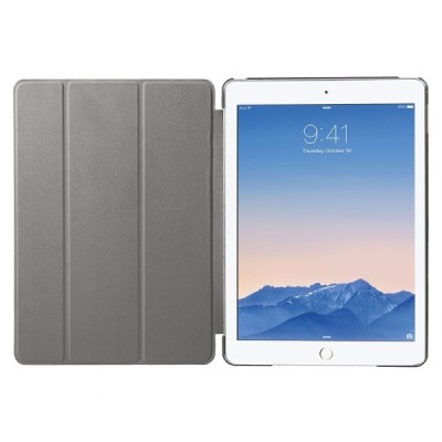 Apple iPad Air 2 plonas atverčiamas raudonas odinis dėklas | Priedai.lt