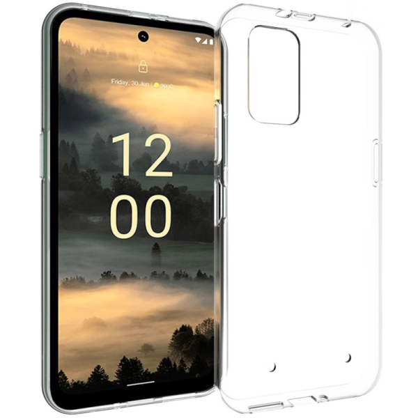 Kieto silikono (TPU) dėklas - skaidrus (Nokia XR21)