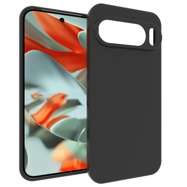 „Xhomet“ Cieta silikona (TPU) apvalks - melns (Pixel 10 Pro XL)