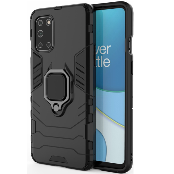 "Mozhi" Kickstand pastiprinātas aizsardzības apvalks - melns (OnePlus 8T)