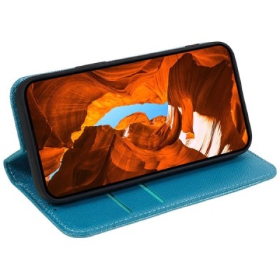 Nothing Phone 2 „Kalangshi“ mėlynas odinis atverčiamas dėklas - knygutė | Priedai.lt